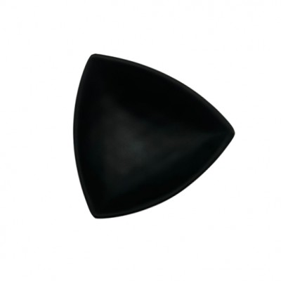 Соусник треугольный черный меламин 10х10х4