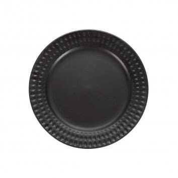 Тарелка черная Нуар 27 см.